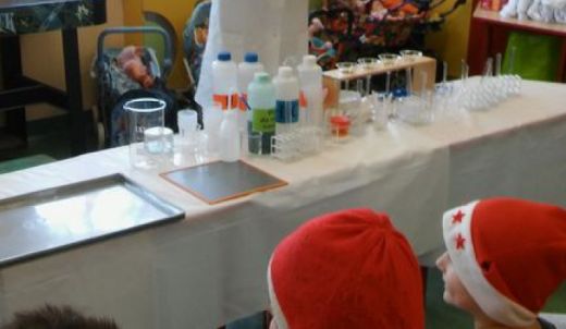 Warsztaty chemiczne w oddziale przedszkolnym