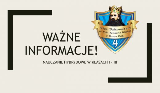 Powrót do szkoły dzieci klas I - III