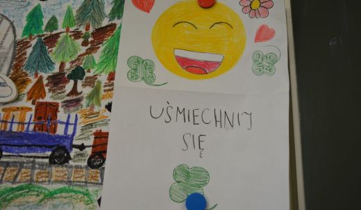 Warsztaty artystyczne prowadzone przez uczniów klas siódmych