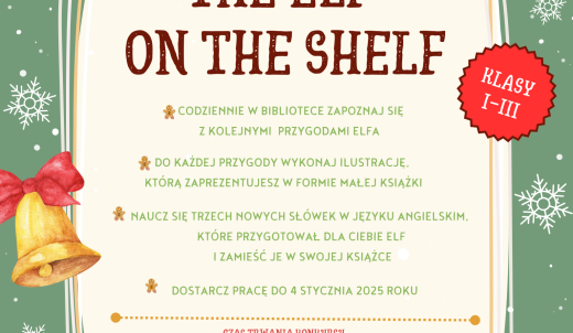 Magiczny konkurs „The Elf on the Shelf” dla klas I-III