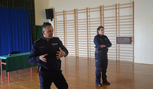 Spotkanie prewencyjne z przedstawicielami policji