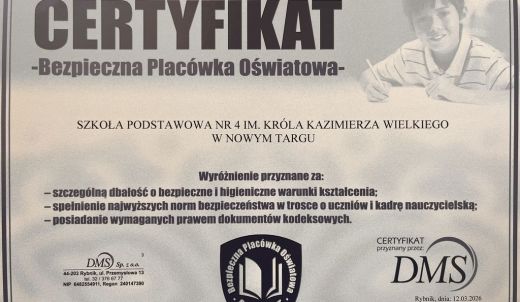 Bezpieczna Placówka Oświatowa