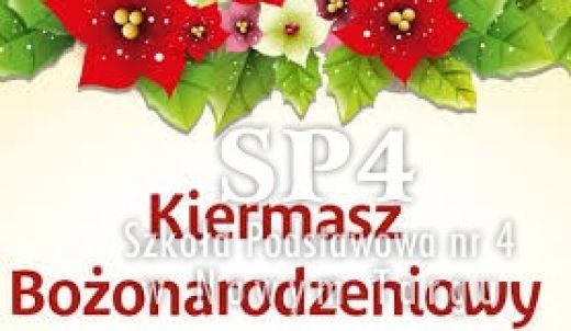 Zaproszenie na kiermasz bożonarodzeniowy