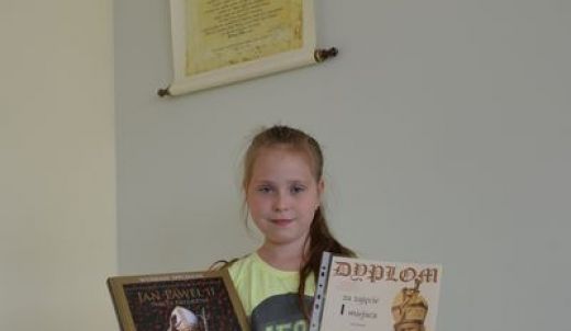 Sukces literacki w Konkursie "Jan Paweł II - Patron Naj