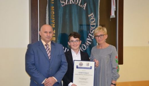 Certyfikat Szkoły Promującej Bezpieczeństwo- zdobyty